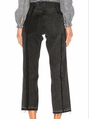 Rag and Bone Two Tone Cropped Jeans Sz 25